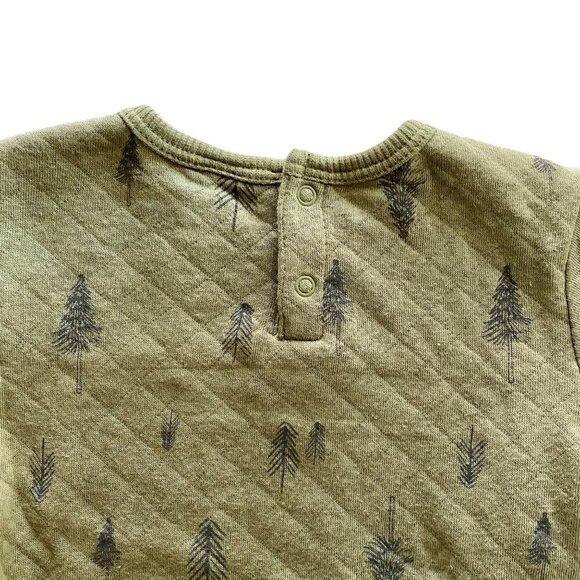 Grayson Collective Baby 2 Piece Outfit Set Tree Print Top Ribbed Leggings NEW - Picture 10 of 14